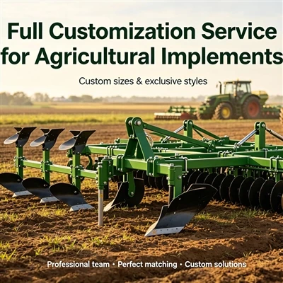 Dimensiunile și stilul personalizate ale instrumentelor agricole sunt acceptate